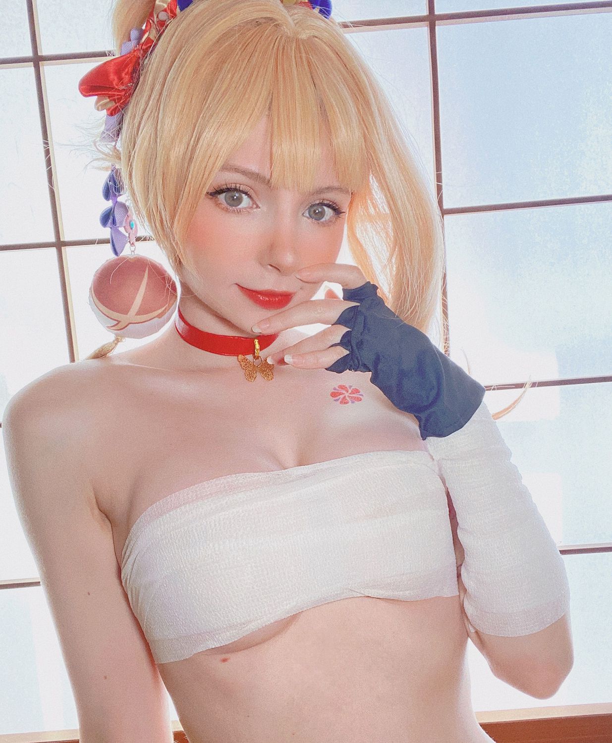 [Ůcosplay] Peach milky - Yoimiya/37P