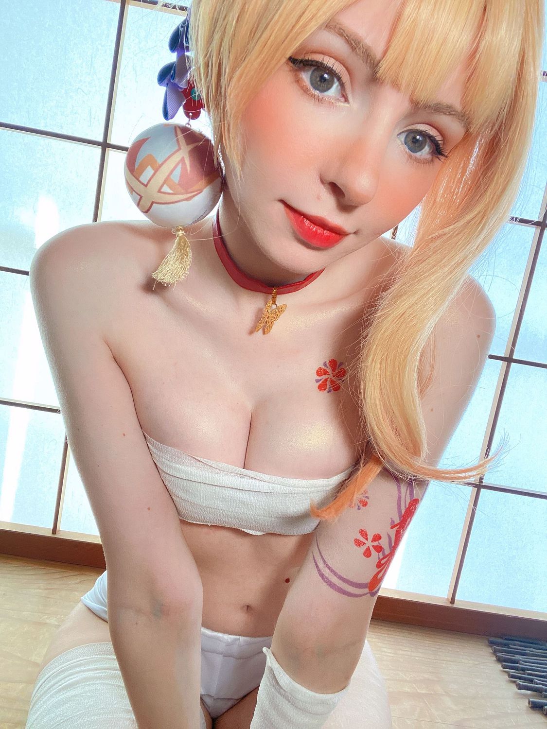 [Ůcosplay] Peach milky - Yoimiya/37P