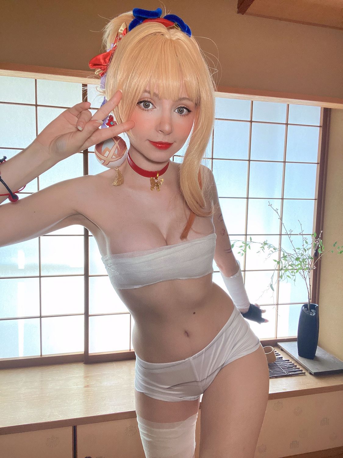 [Ůcosplay] Peach milky - Yoimiya/37P