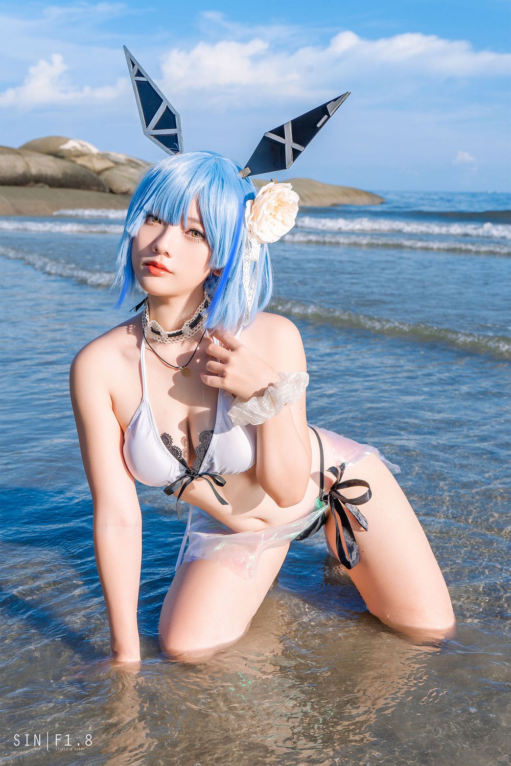 [Ůcosplay] Messie Huang - Gascogne swimsuit ͼ