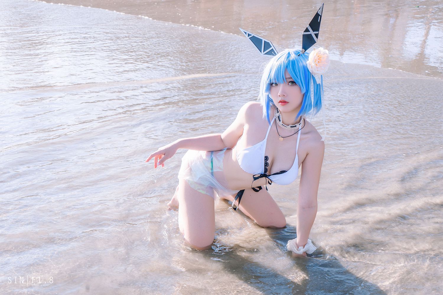 [Ůcosplay] Messie Huang - Gascogne swimsuit ͼ