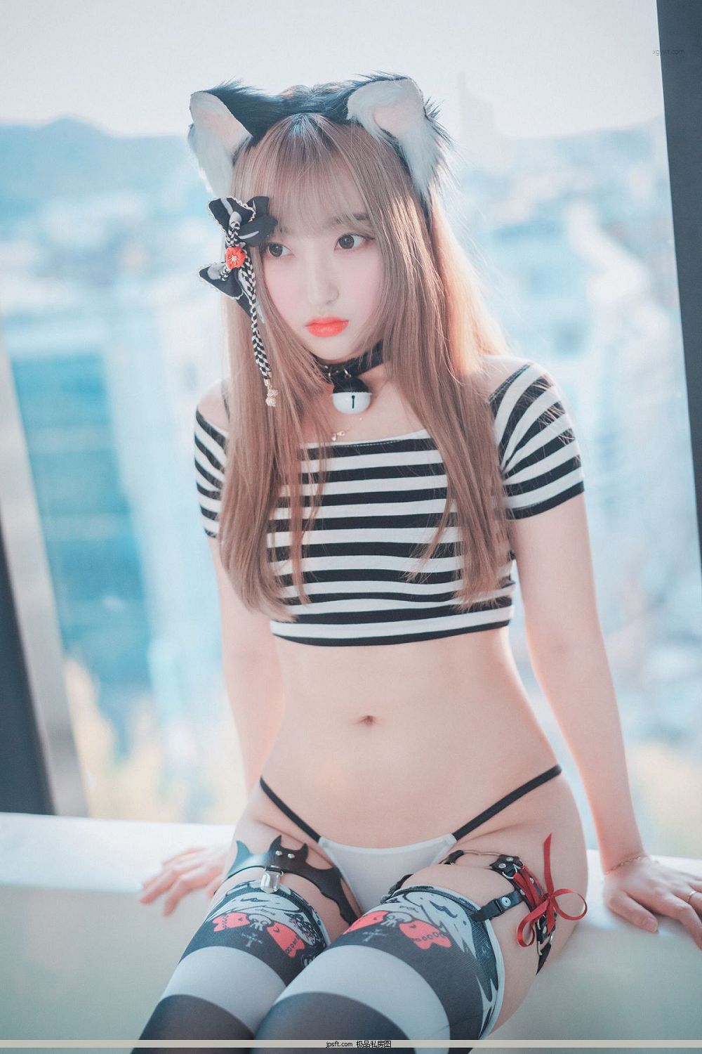 [hangguoDJAWAд]  Hanari - Catgirl in Stripes дͼ